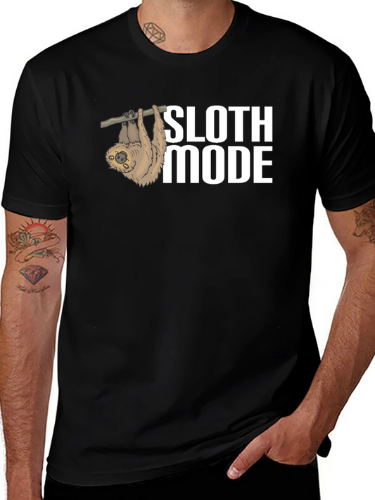 Sloth Mode Graphic T-Shirt - Relax and Unwind