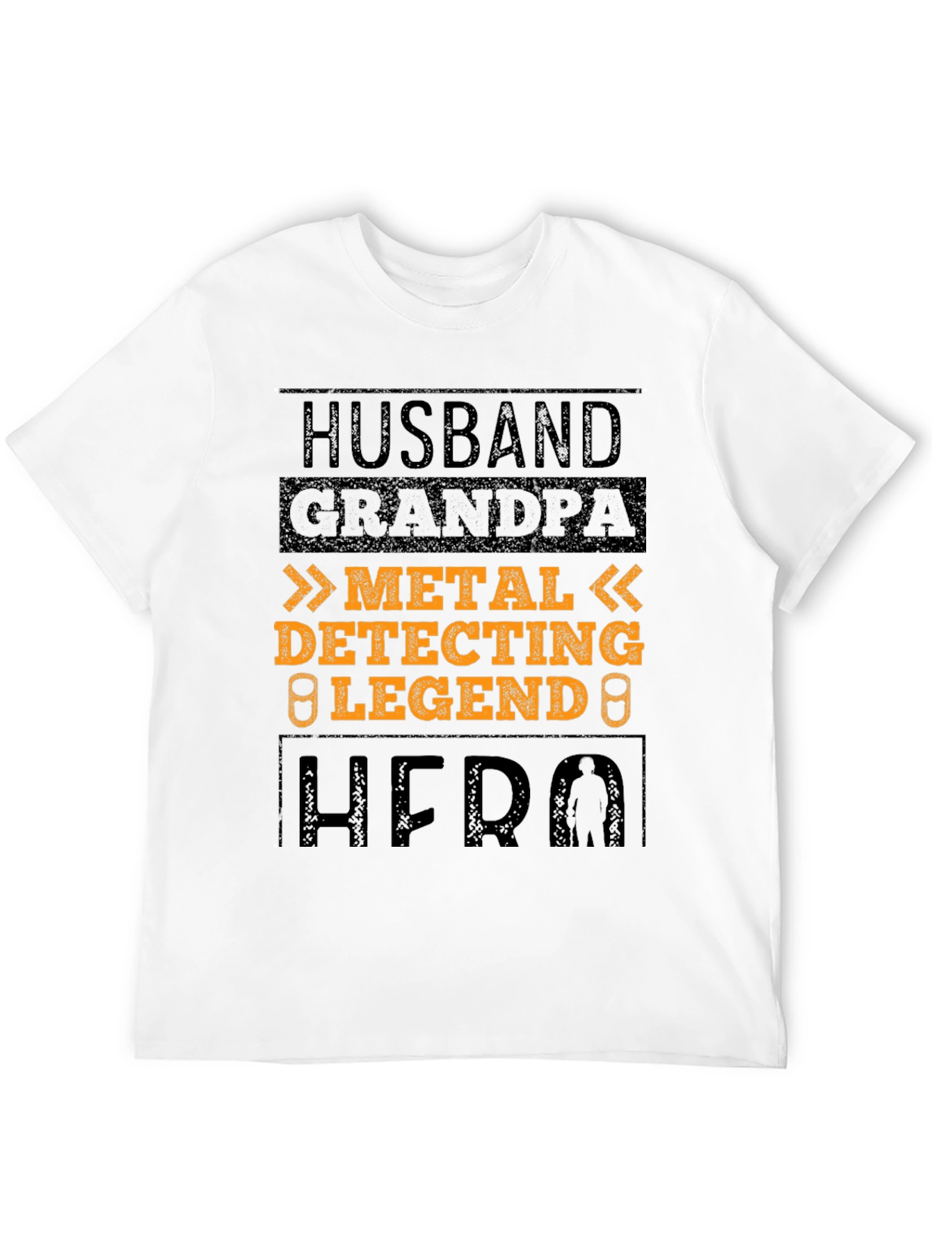 Husband Grandpa Metal Detecting Legend Hero T-Shirt