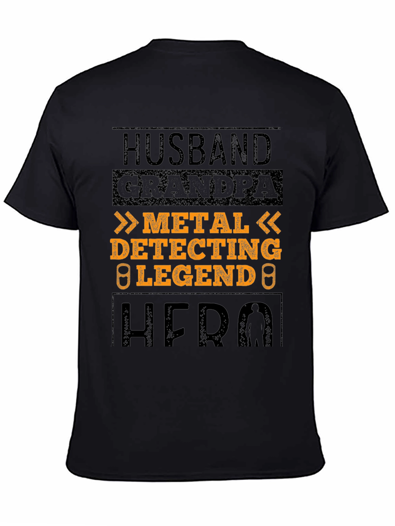 Husband Grandpa Metal Detecting Legend Hero T-Shirt