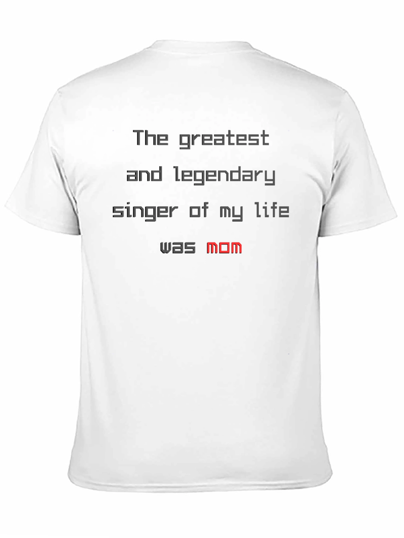 Greatest Singer Mom T-Shirt - Black