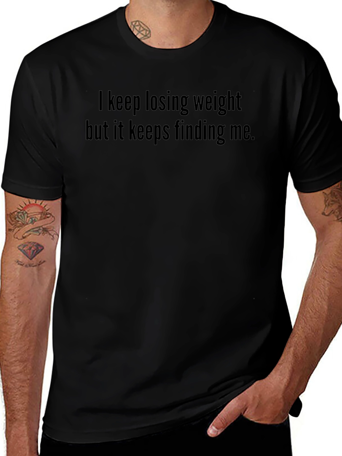 Funny Weight Loss T-Shirt - Keep Losing Weight
