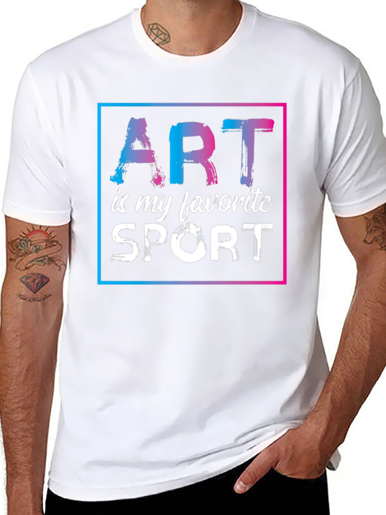 Art Is My Favorite Sport Graphic Tee