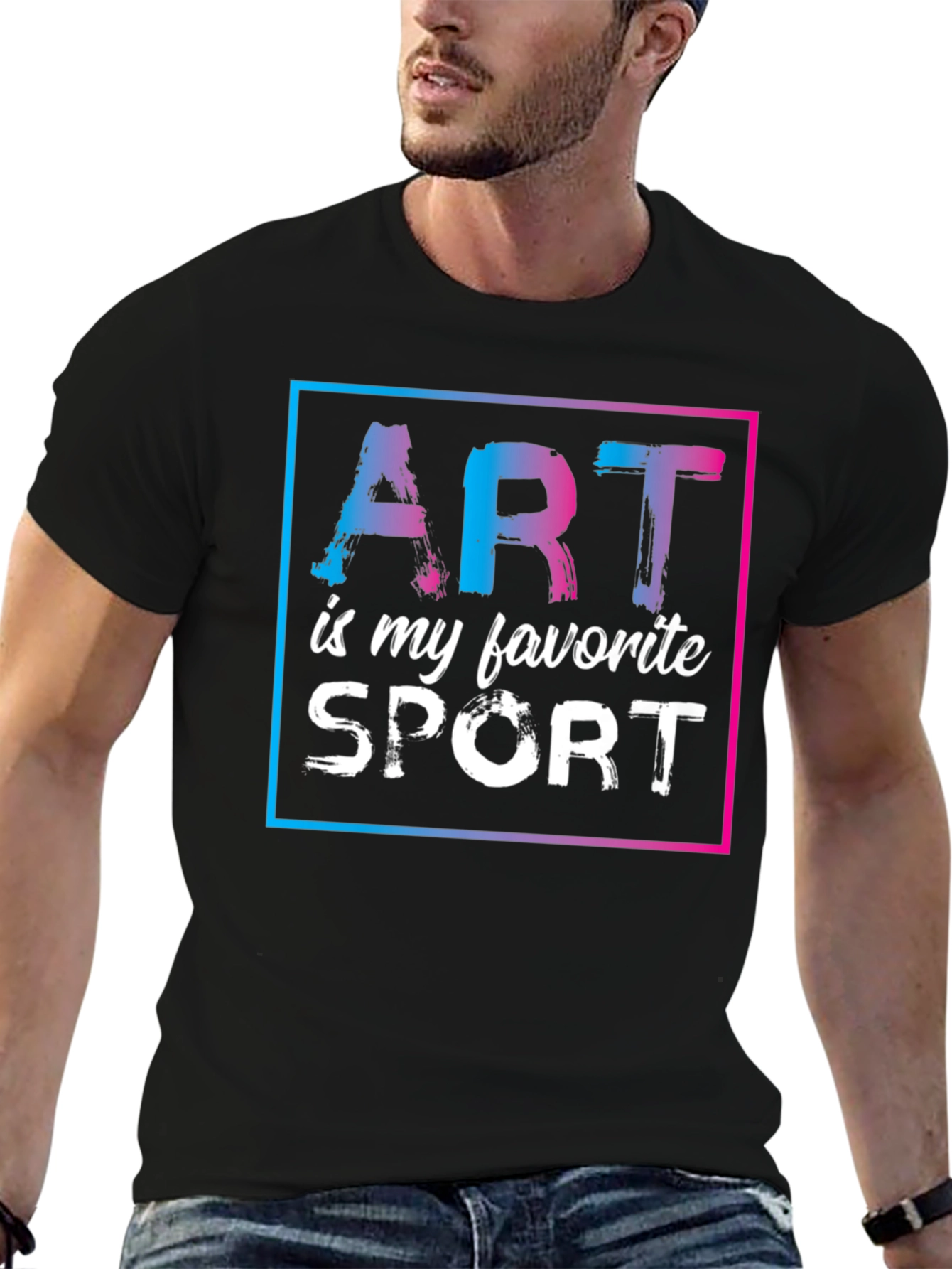 Art Is My Favorite Sport Graphic Tee
