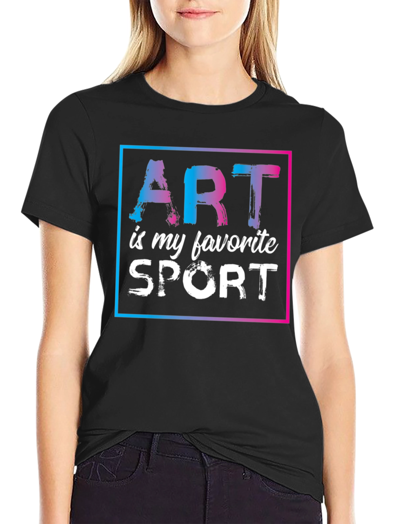 Art Is My Favorite Sport Graphic Tee