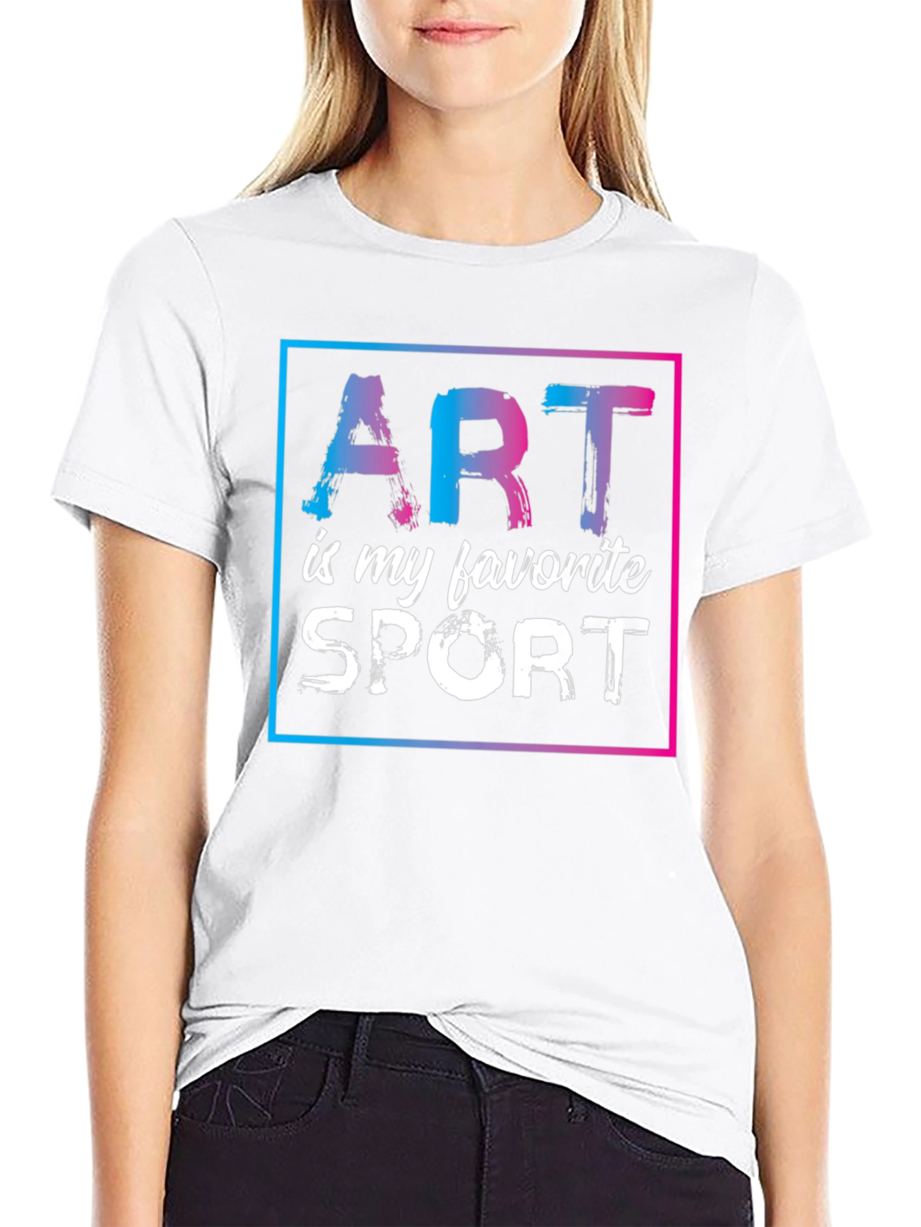 Art Is My Favorite Sport Graphic Tee