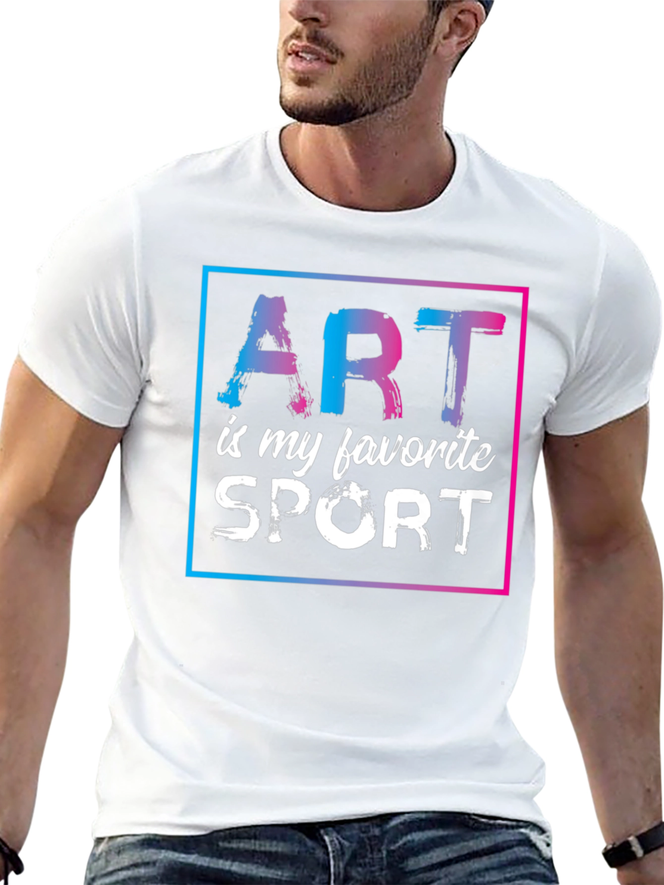 Art Is My Favorite Sport Graphic Tee