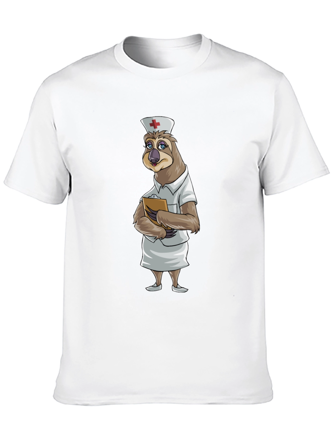 Sloth Nurse T-Shirt - Funny Cartoon Animal Tee
