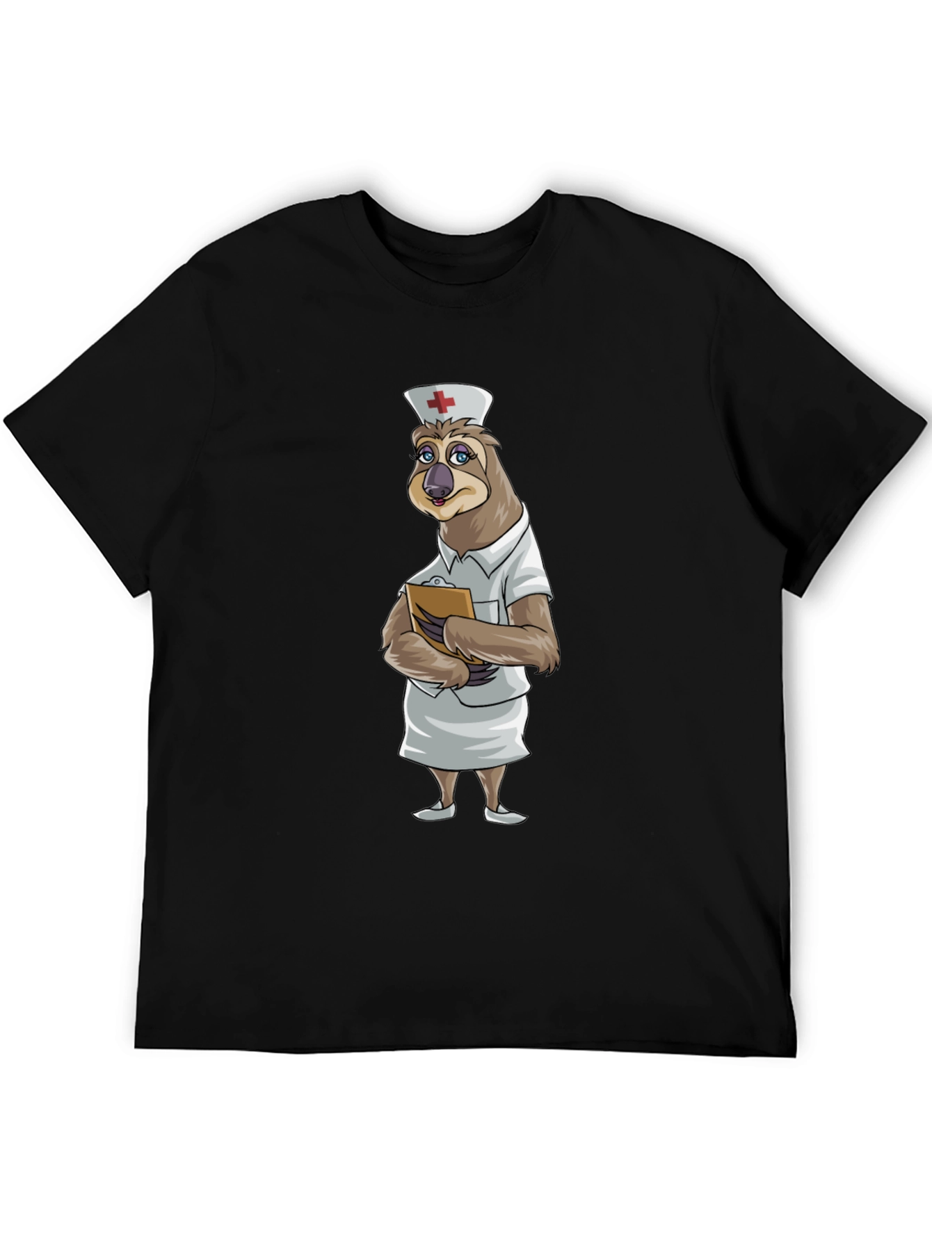 Sloth Nurse T-Shirt - Funny Cartoon Animal Tee