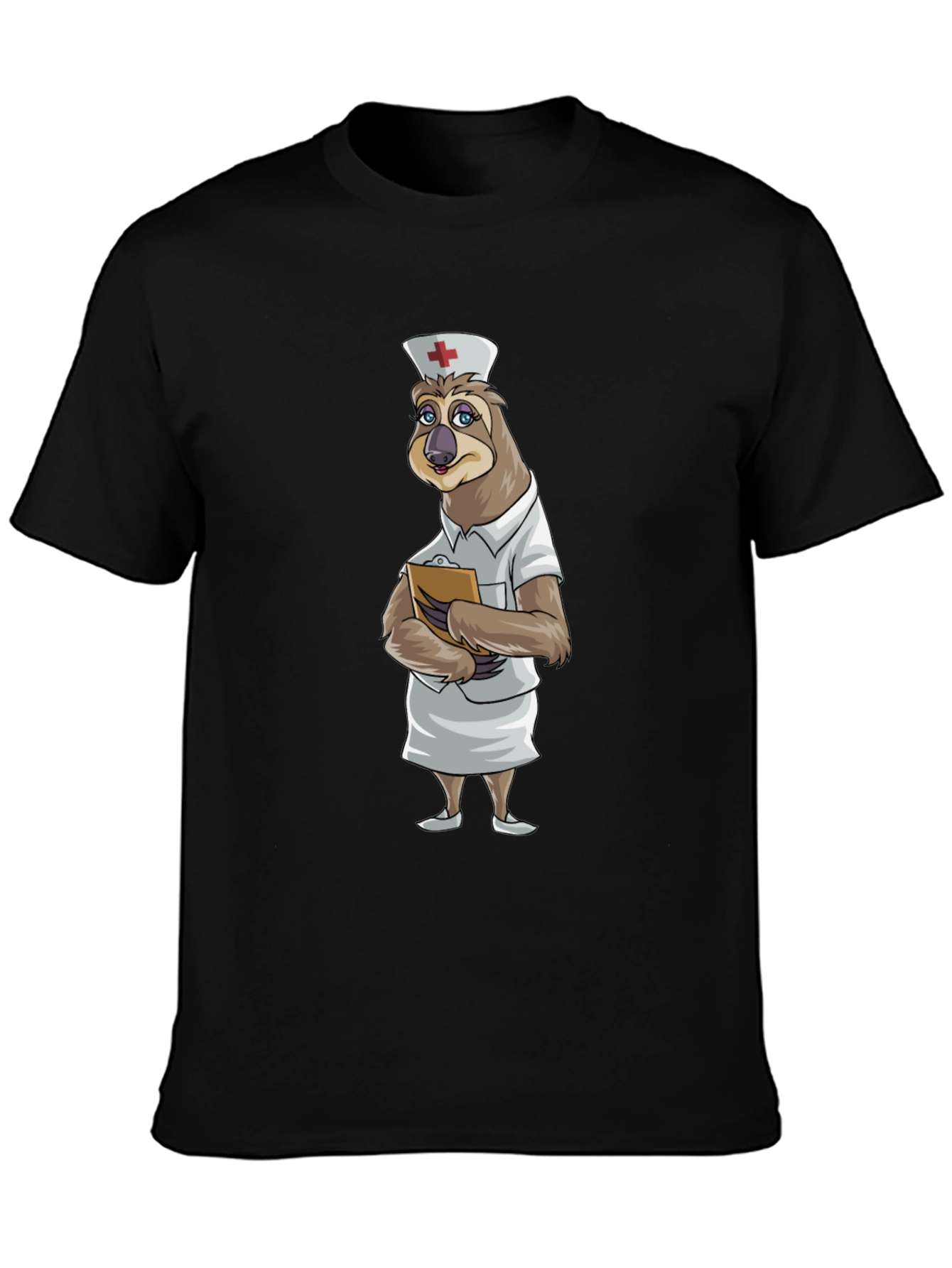 Sloth Nurse T-Shirt - Funny Cartoon Animal Tee