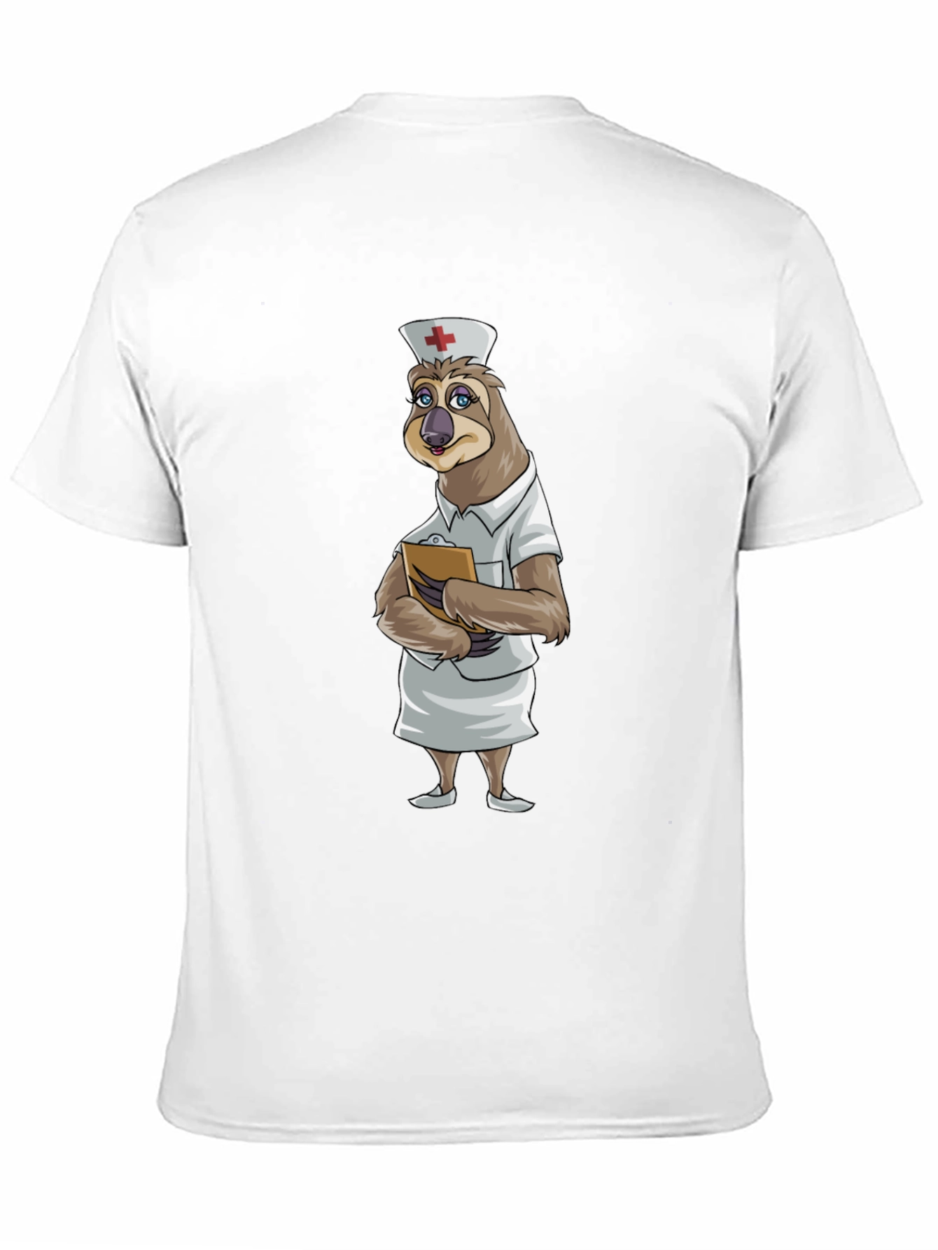 Sloth Nurse T-Shirt - Funny Cartoon Animal Tee