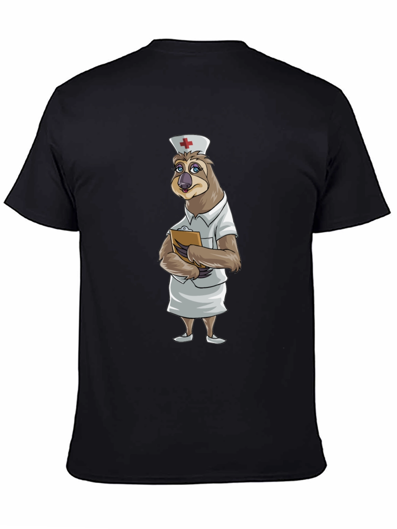 Sloth Nurse T-Shirt - Funny Cartoon Animal Tee