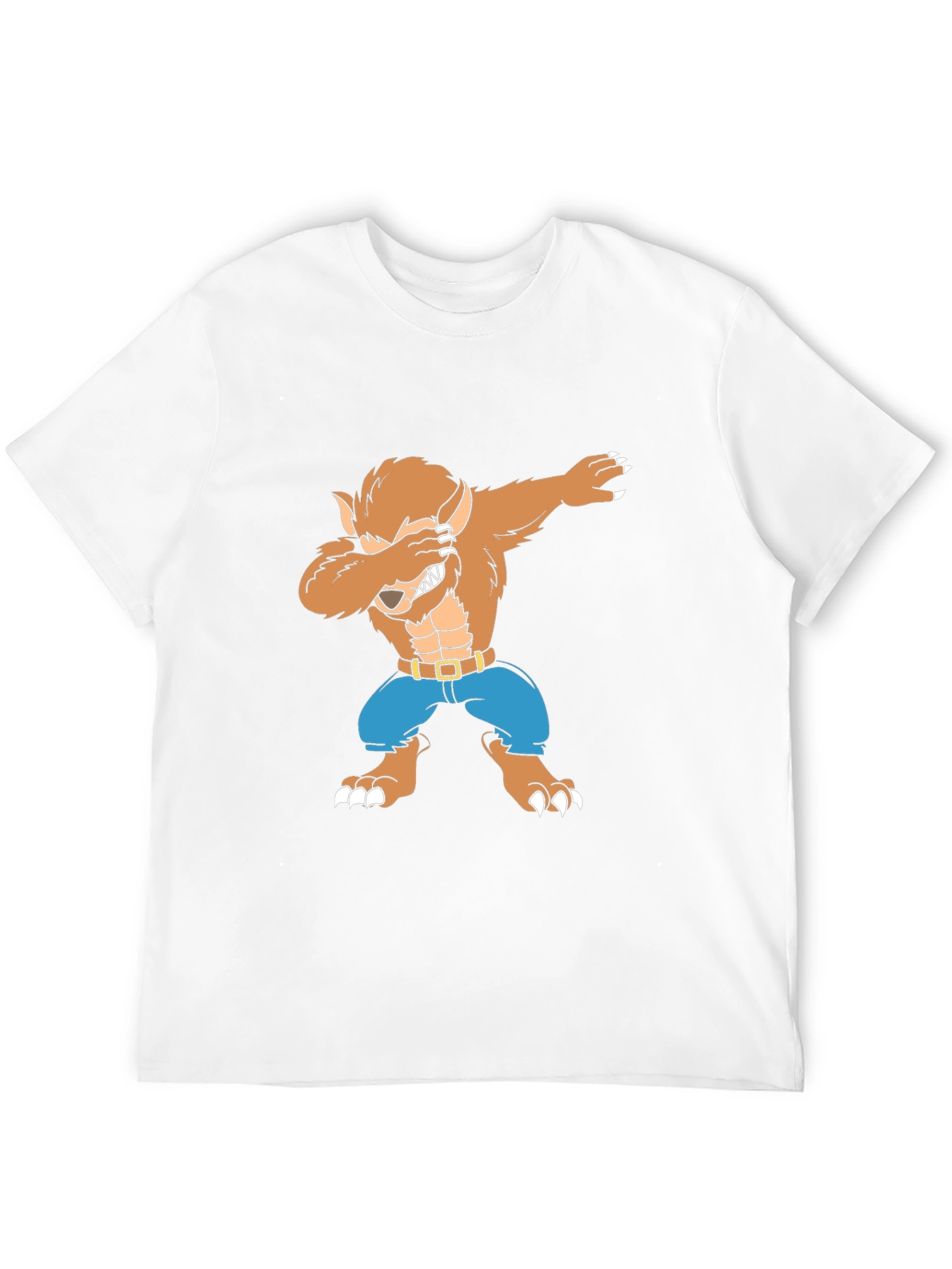 Werewolf Dab T-Shirt - Mens Black Tee