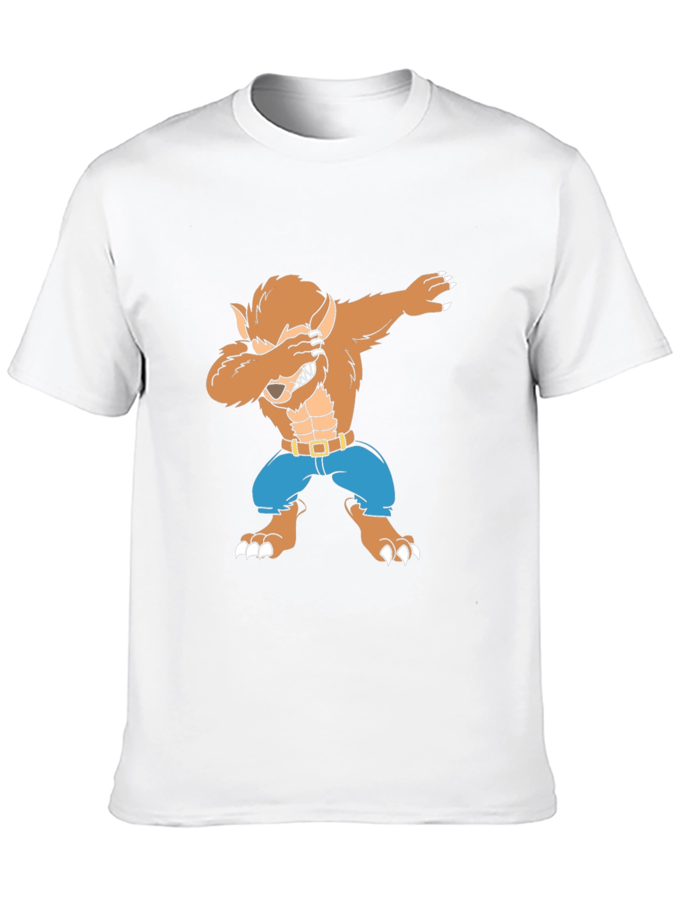 Werewolf Dab T-Shirt - Mens Black Tee