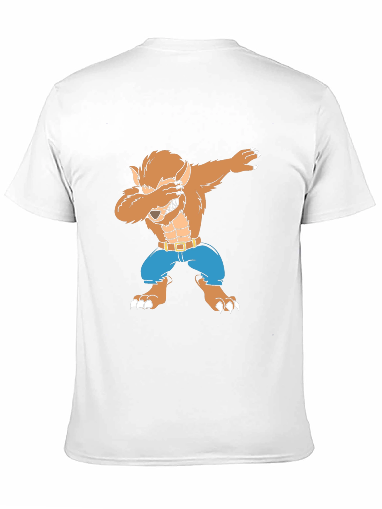 Werewolf Dab T-Shirt - Mens Black Tee