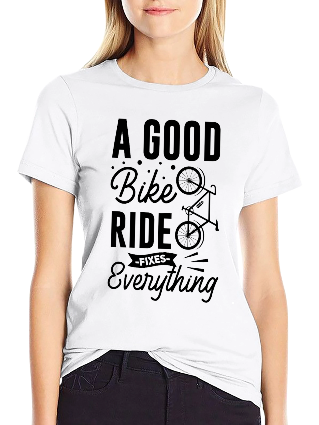 A Good Bike Ride Fixes Everything T-Shirt