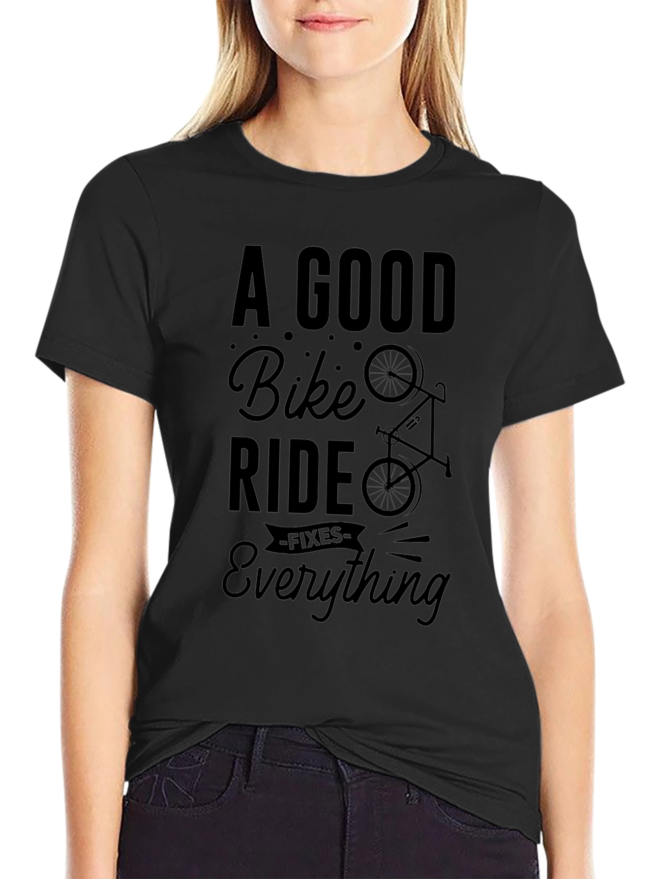 A Good Bike Ride Fixes Everything T-Shirt