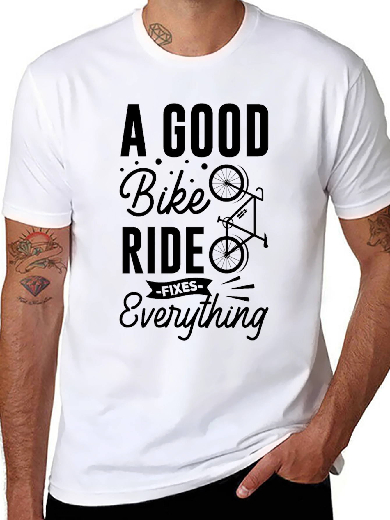 A Good Bike Ride Fixes Everything T-Shirt