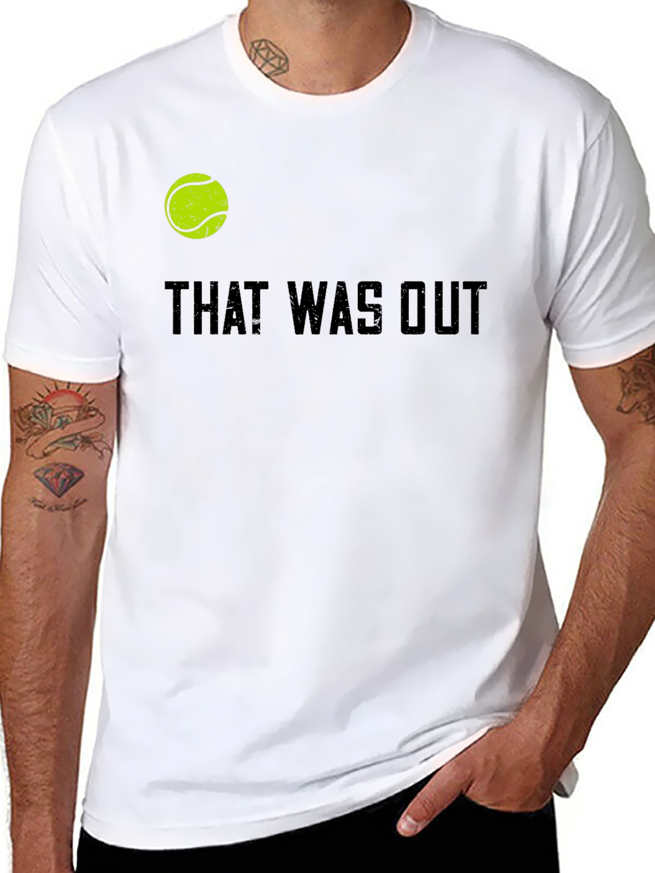 That Was Out Tennis T-Shirt