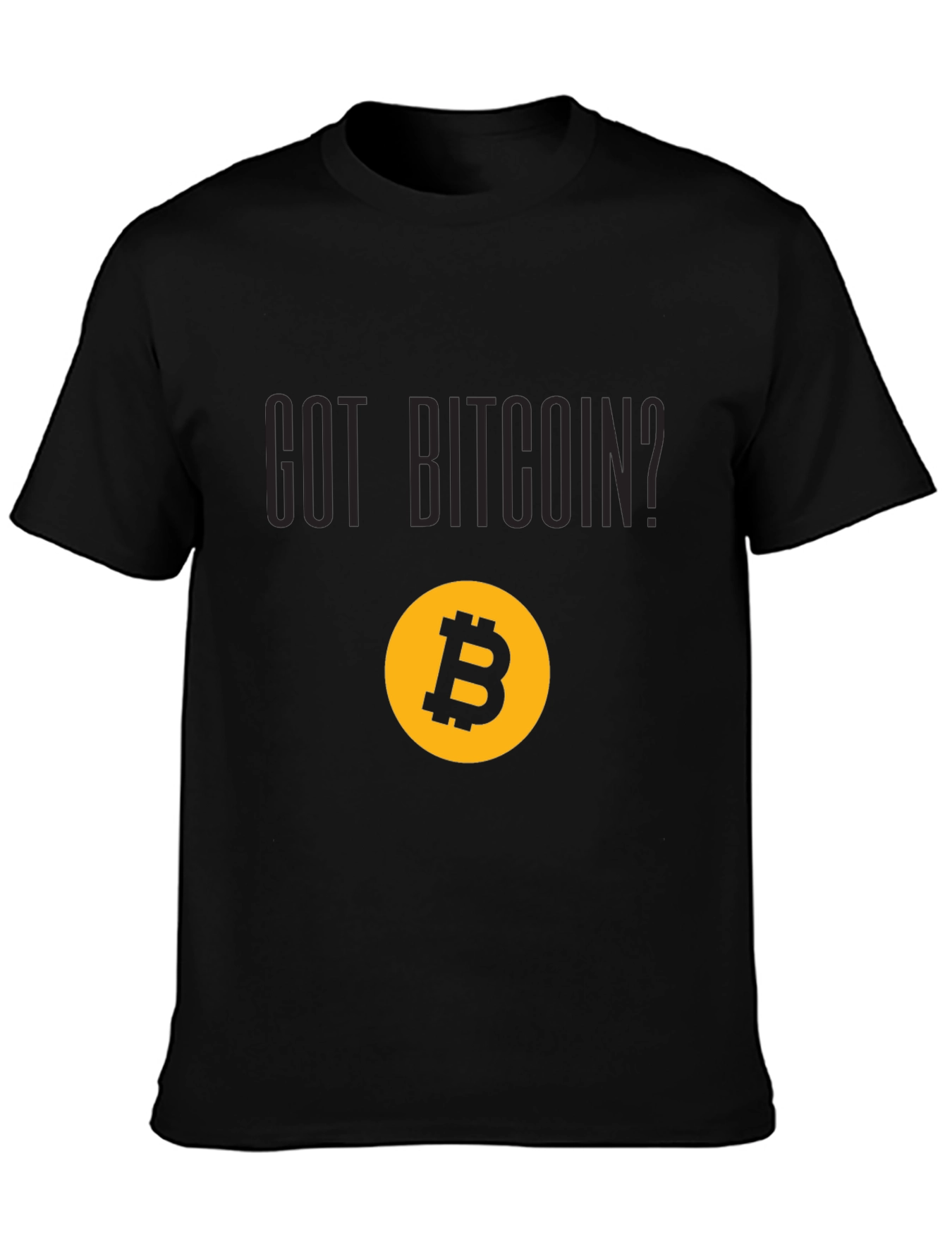 Got Bitcoin? Black Graphic Tee