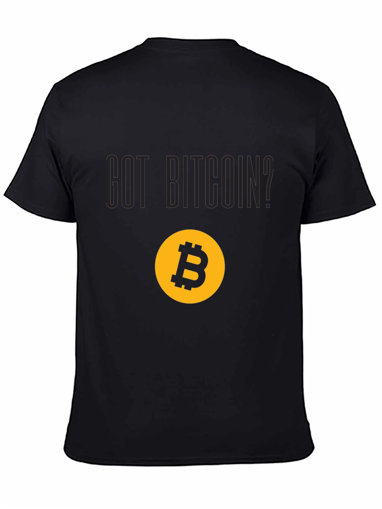 Got Bitcoin? Black Graphic Tee