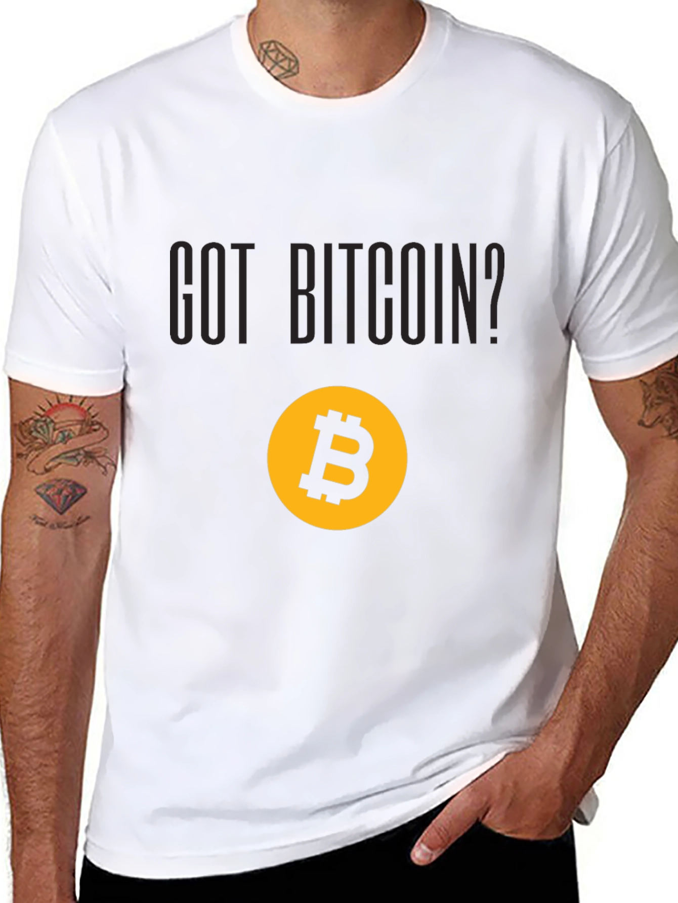 Got Bitcoin? Black Graphic Tee