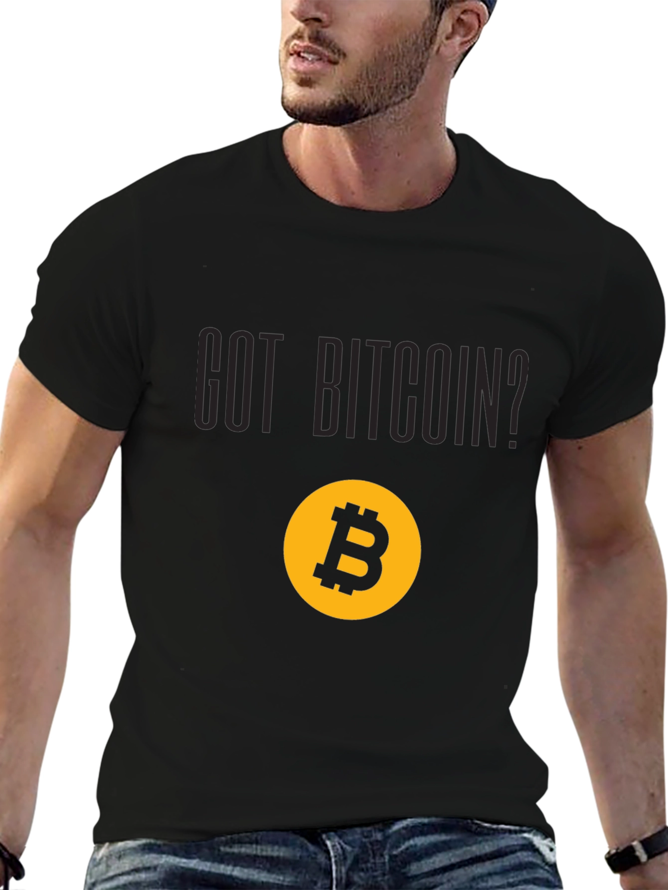 Got Bitcoin? Black Graphic Tee