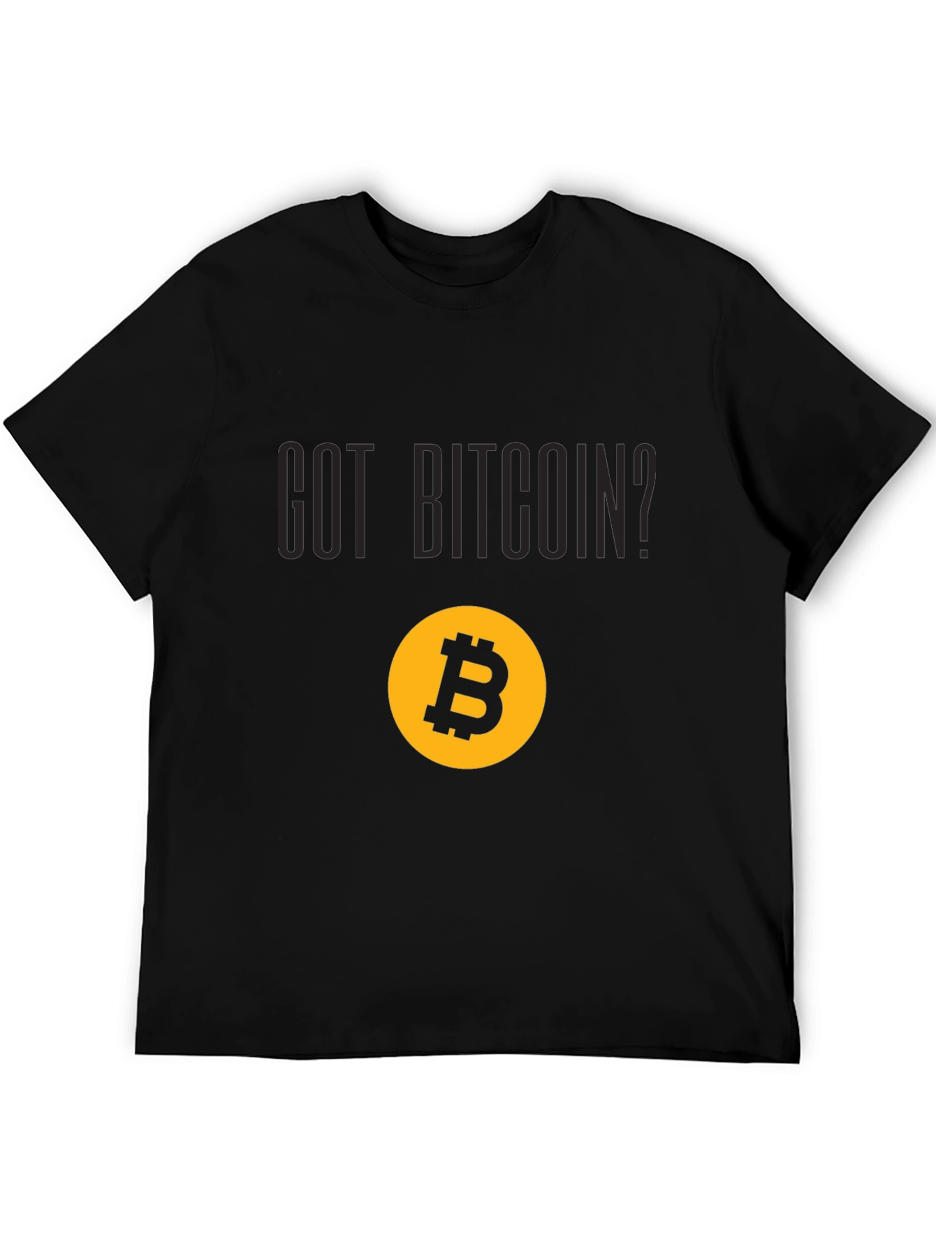 Got Bitcoin? Black Graphic Tee