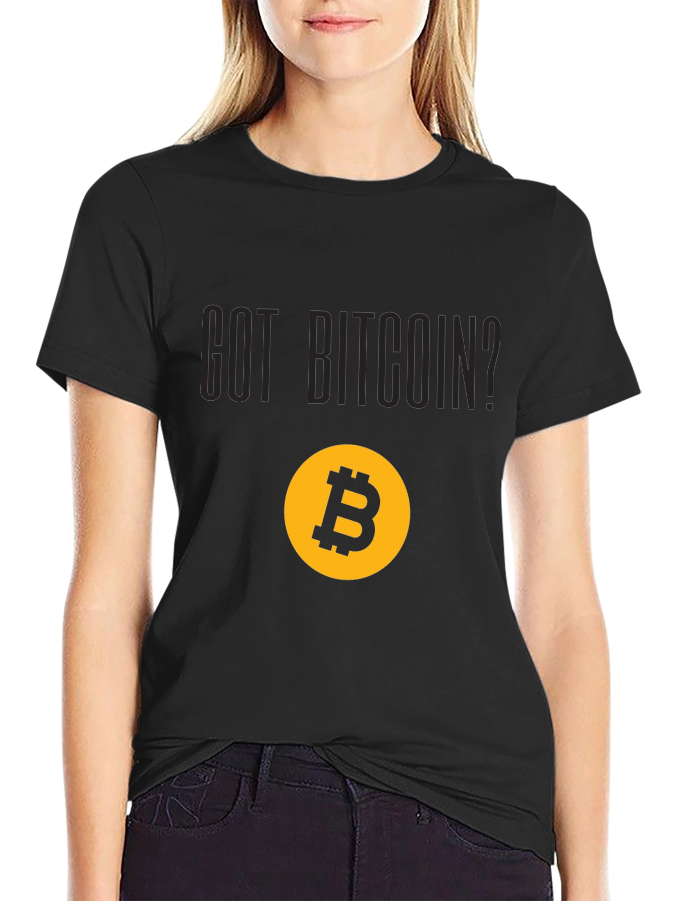 Got Bitcoin? Black Graphic Tee