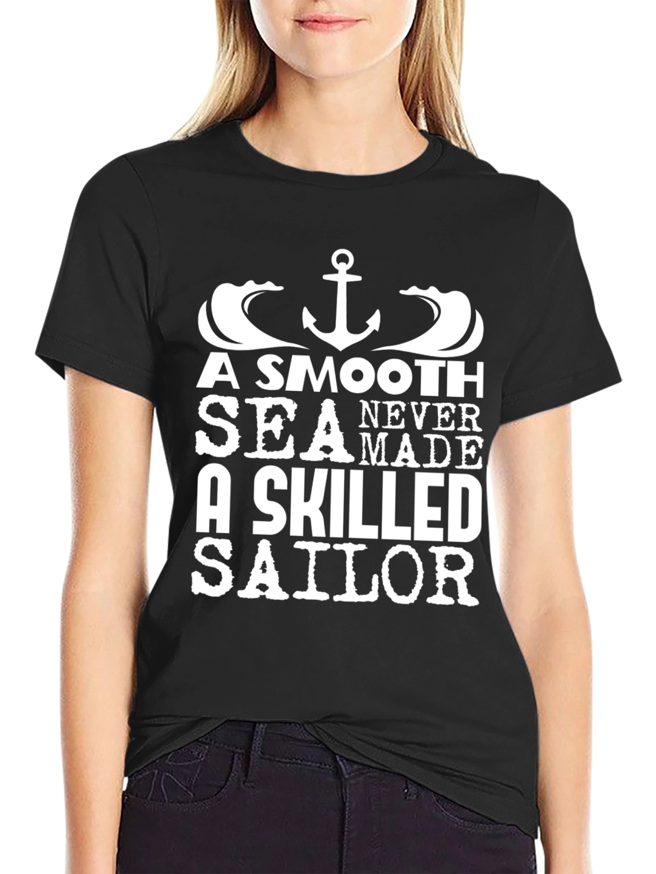A Smooth Sea T-Shirt - Skilled Sailor Tee