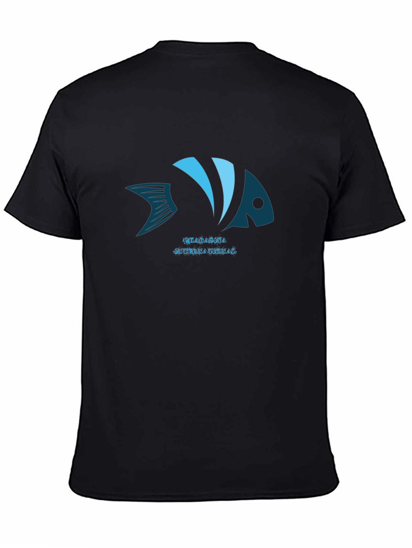 Fish Graphic Black T-Shirt