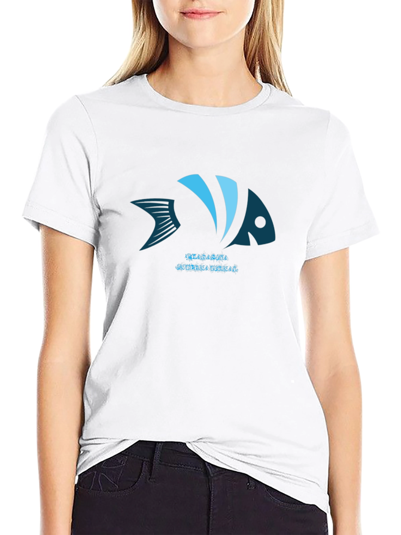 Fish Graphic Black T-Shirt
