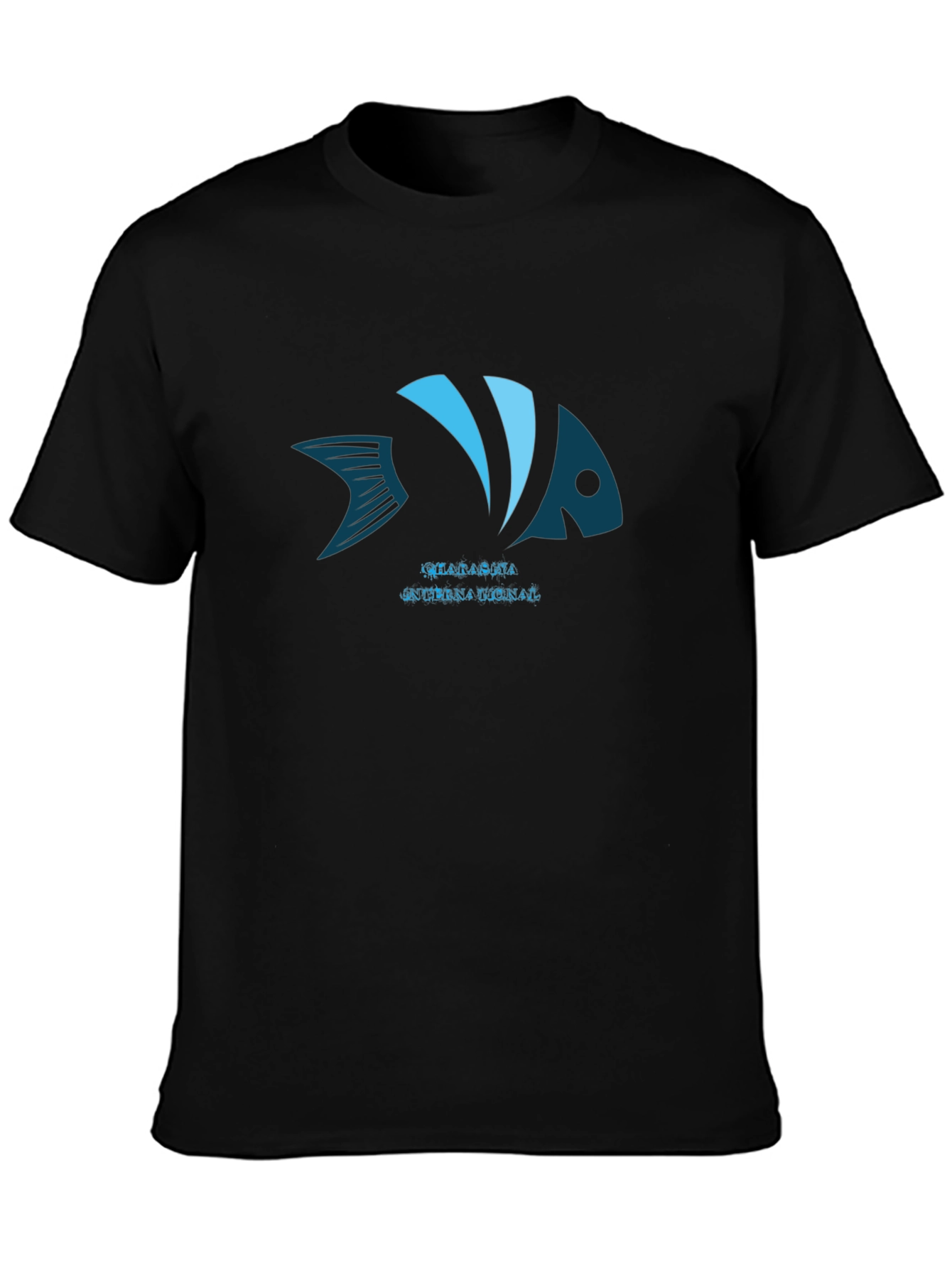 Fish Graphic Black T-Shirt