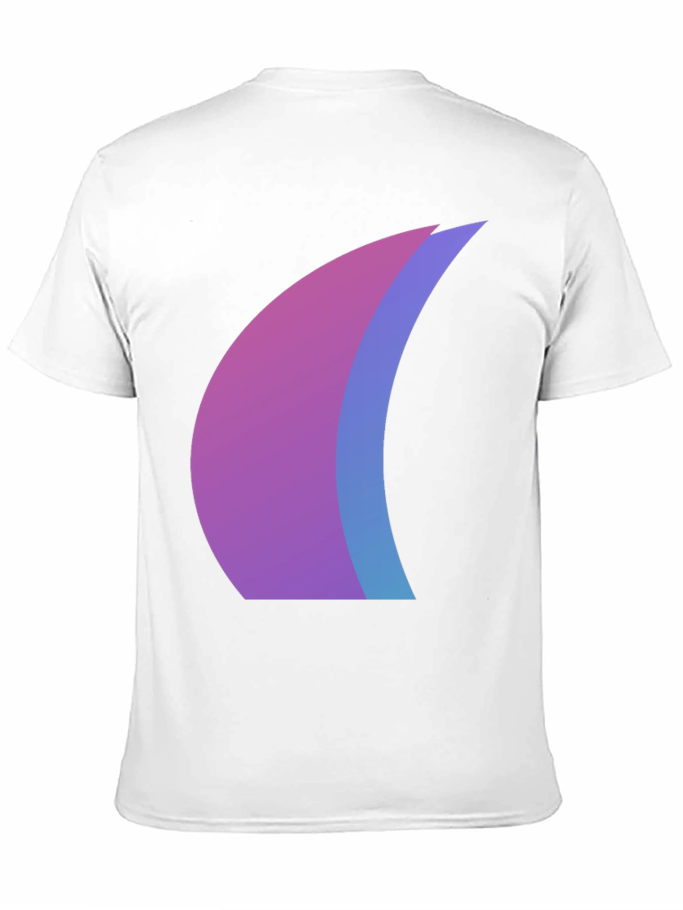 Modern Abstract Graphic Black T-Shirt