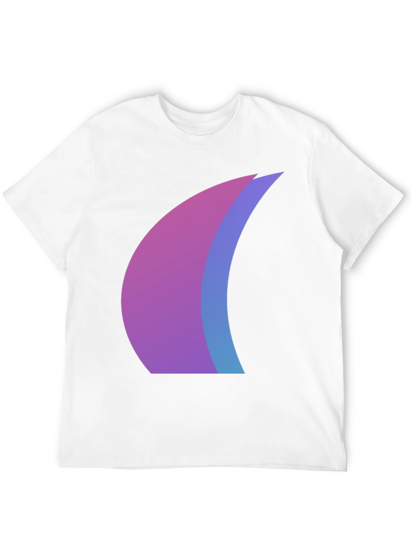 Modern Abstract Graphic Black T-Shirt