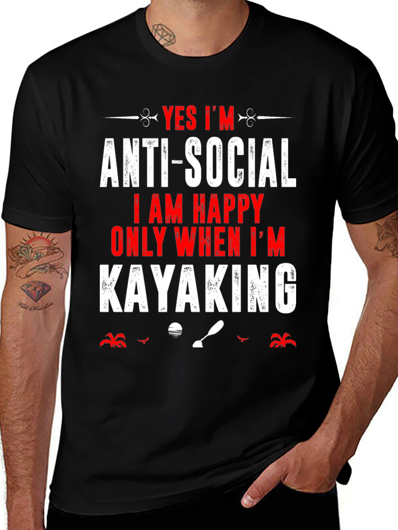 Anti-Social Kayaking T-Shirt