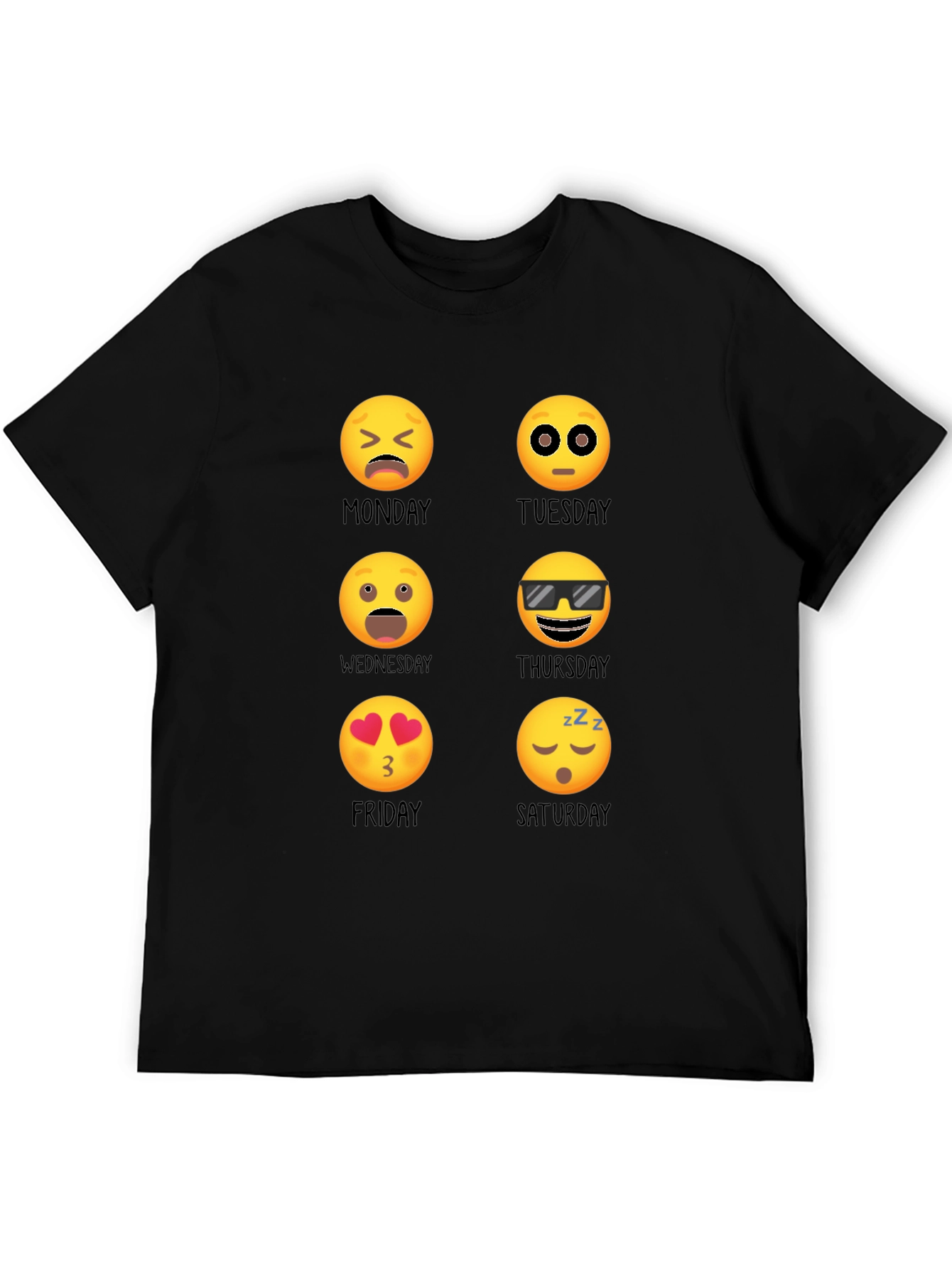 Emoji Days of the Week T-Shirt