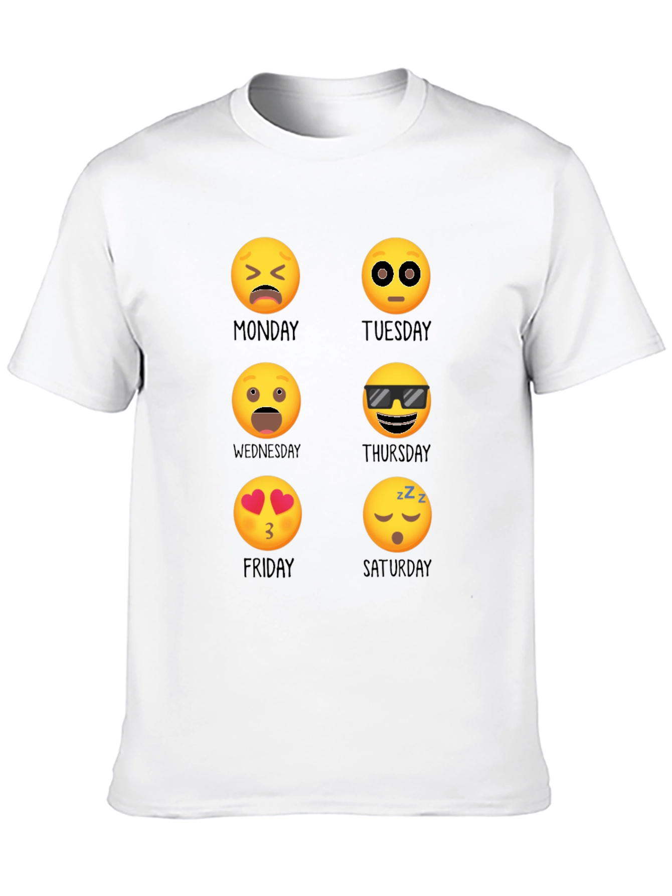 Emoji Days of the Week T-Shirt