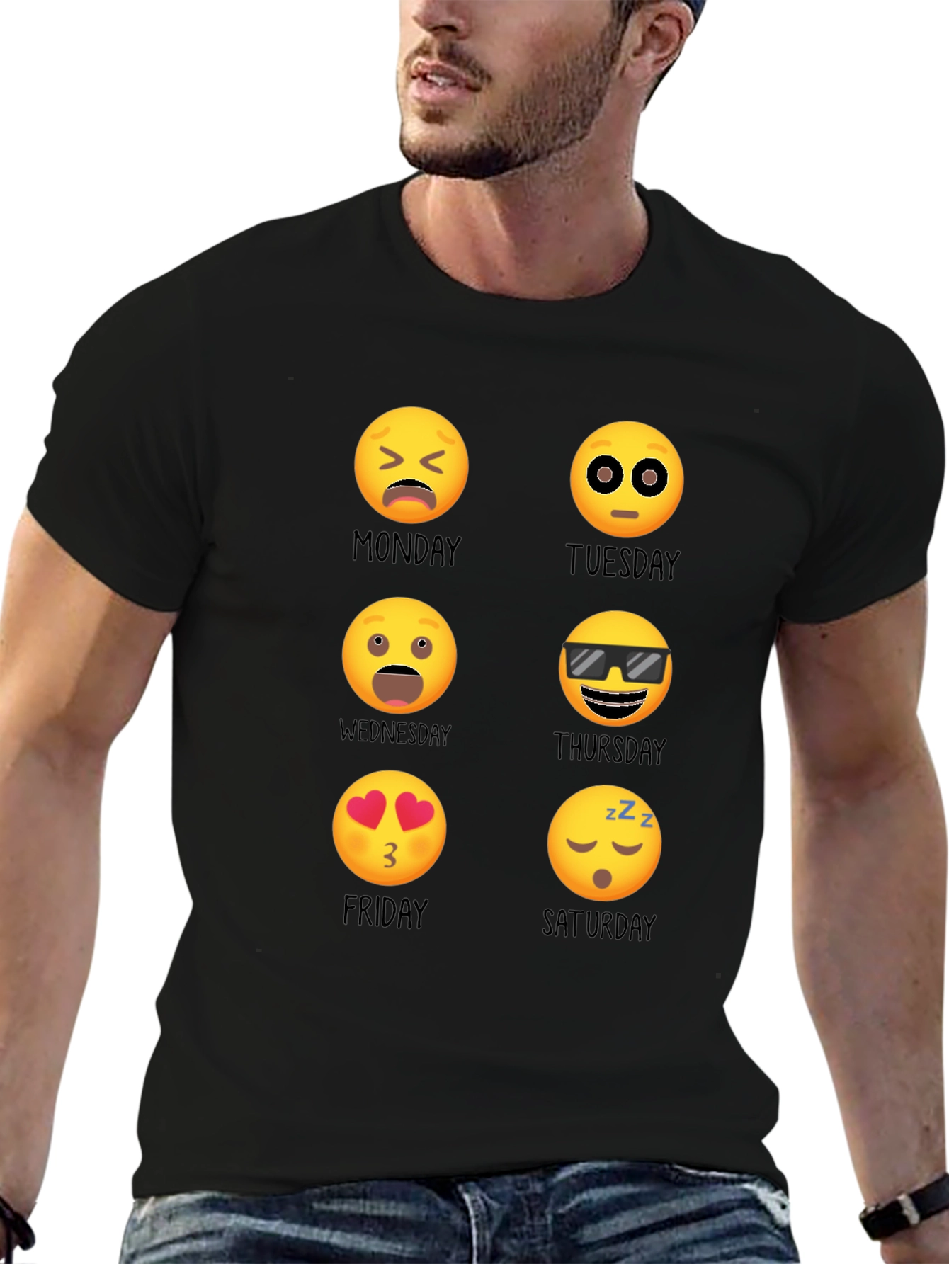 Emoji Days of the Week T-Shirt