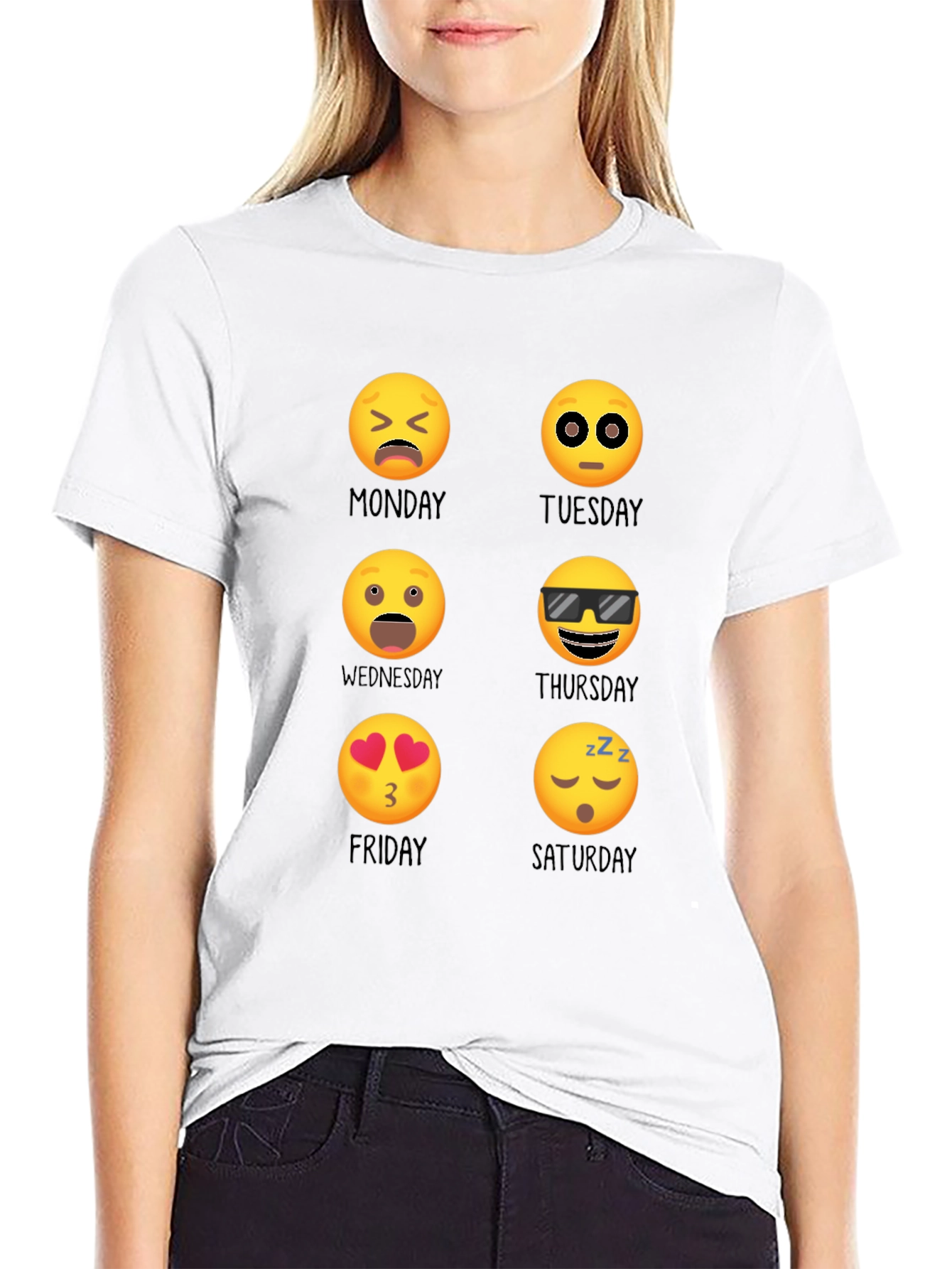 Emoji Days of the Week T-Shirt