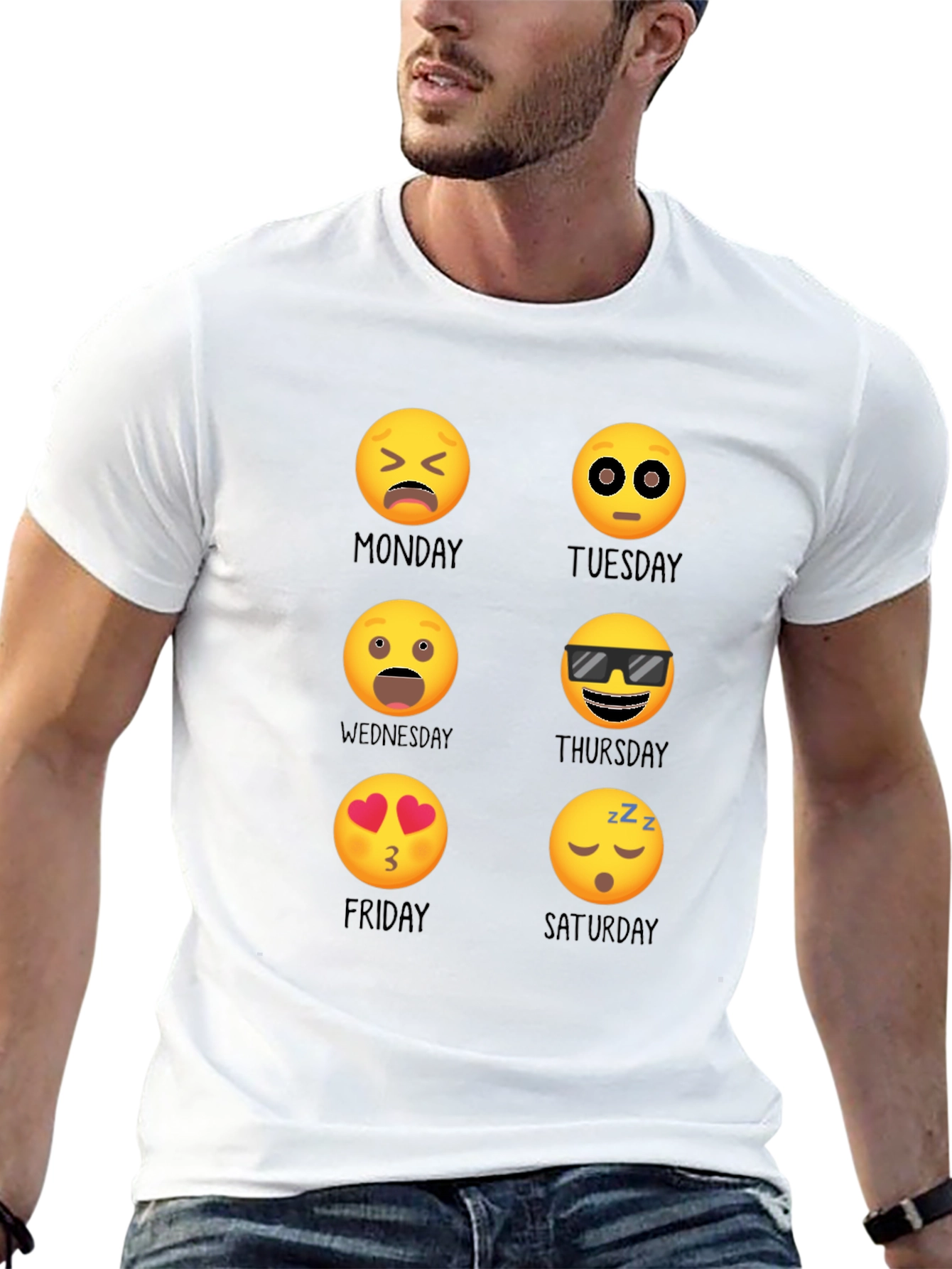 Emoji Days of the Week T-Shirt