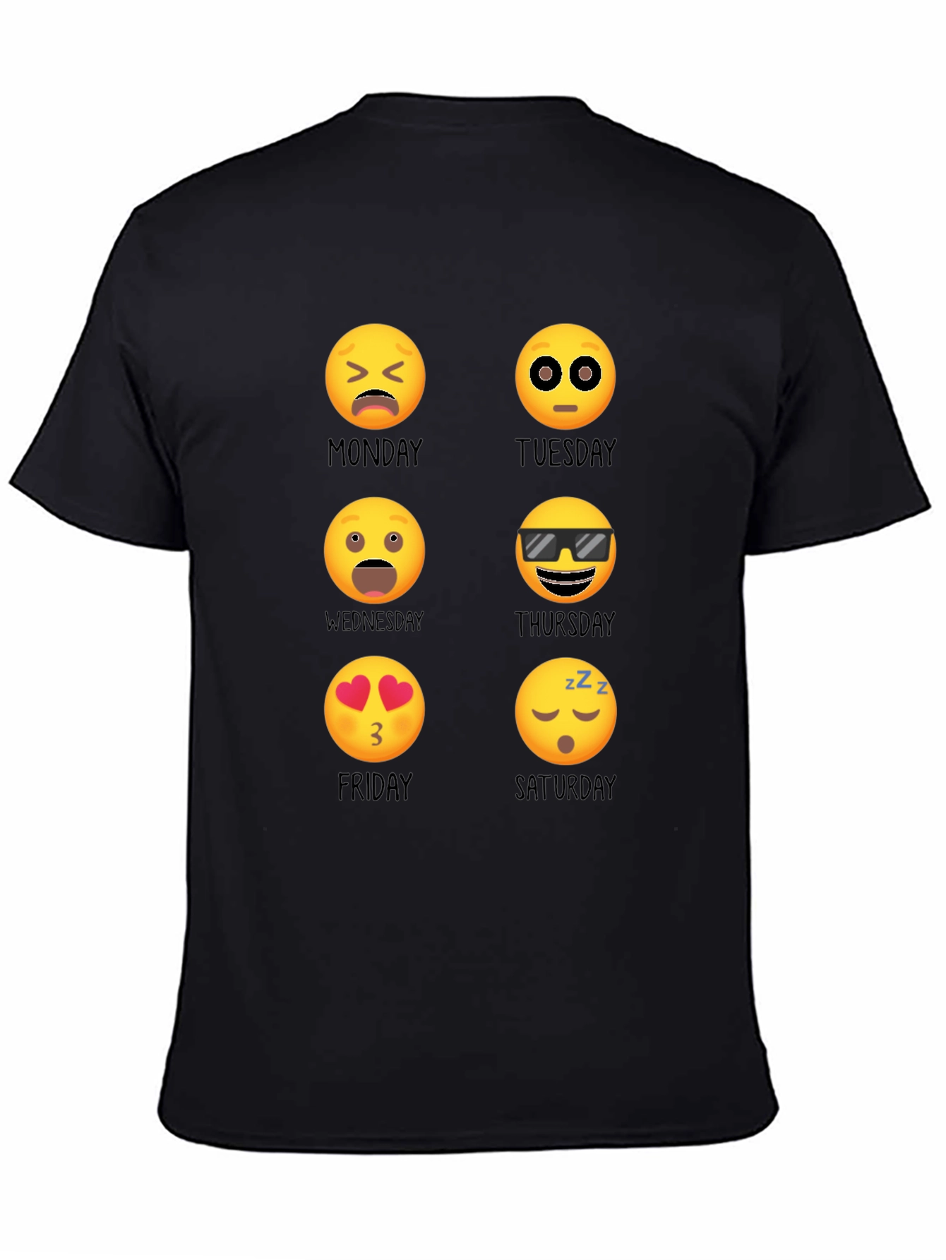 Emoji Days of the Week T-Shirt