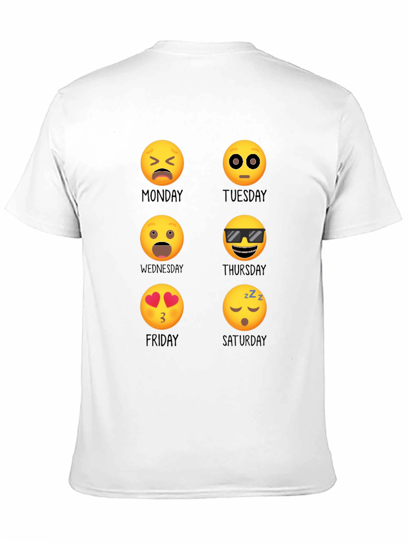Emoji Days of the Week T-Shirt