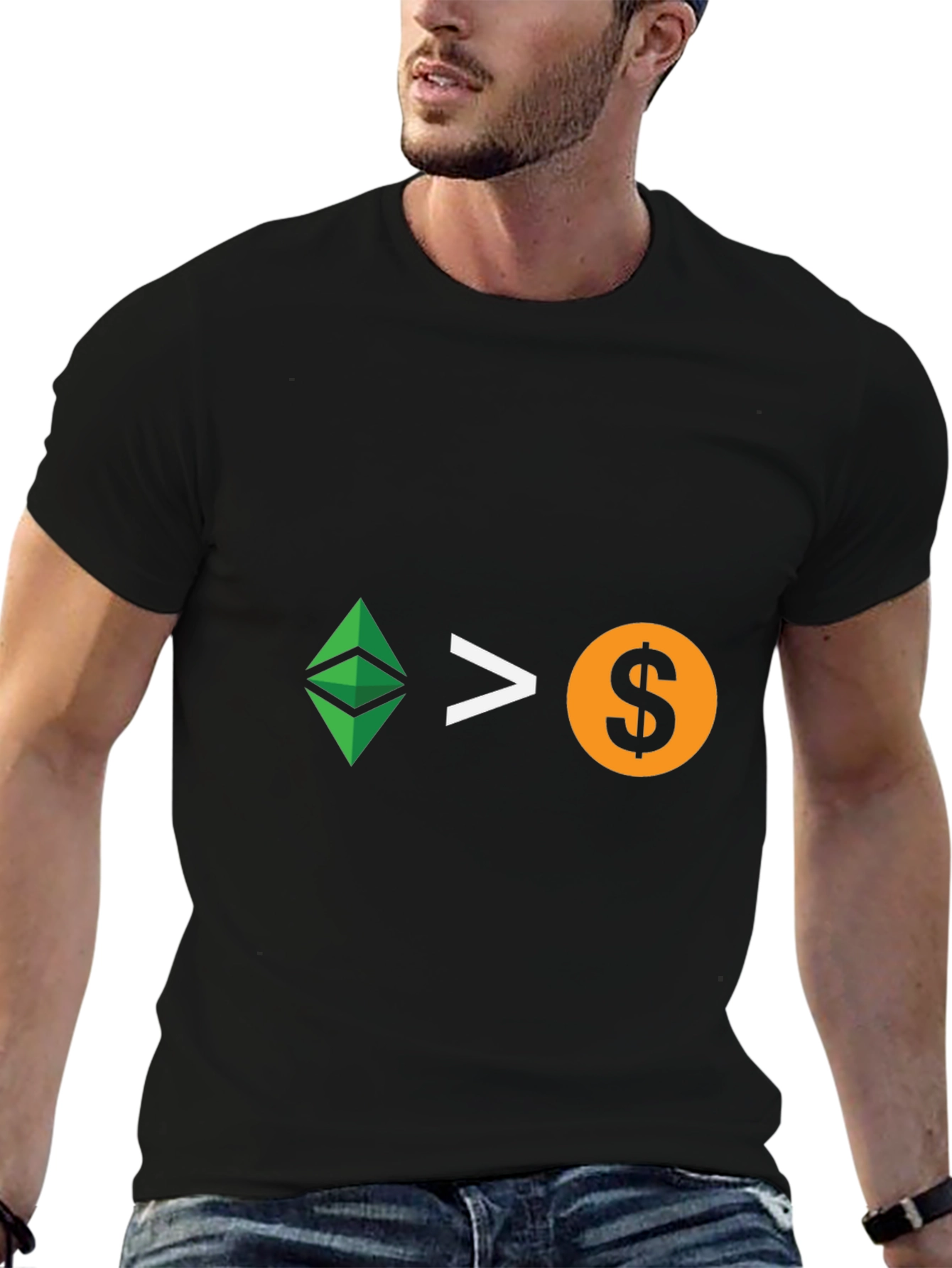 Ethereum > Dollar T-Shirt - Crypto Currency Tee