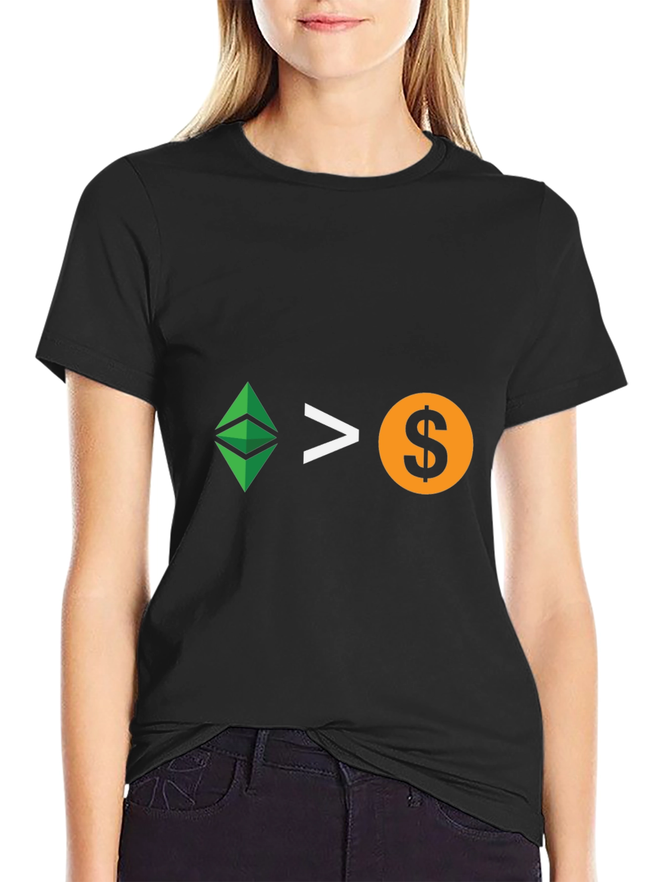 Ethereum > Dollar T-Shirt - Crypto Currency Tee