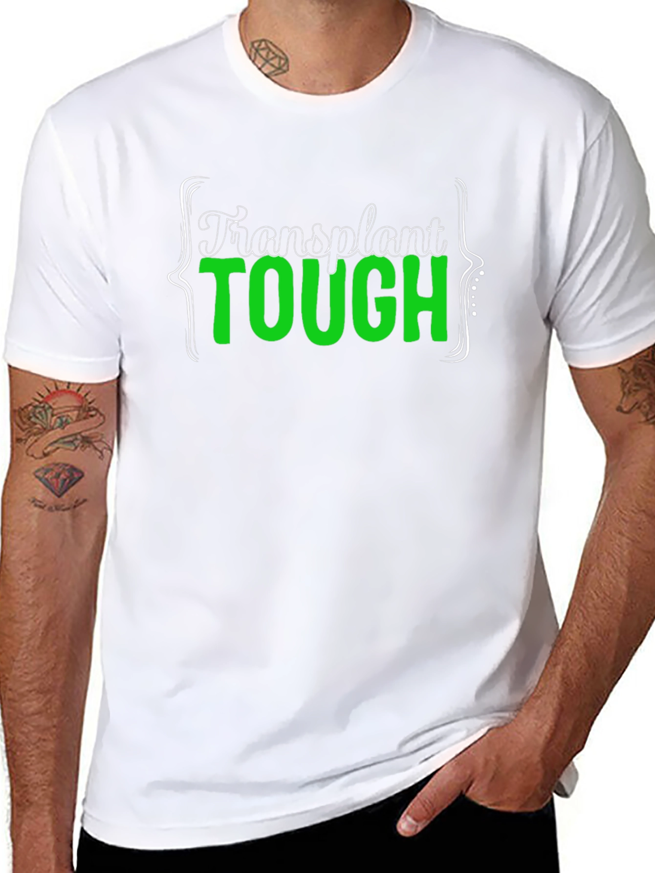 Transplant Tough Black T-Shirt