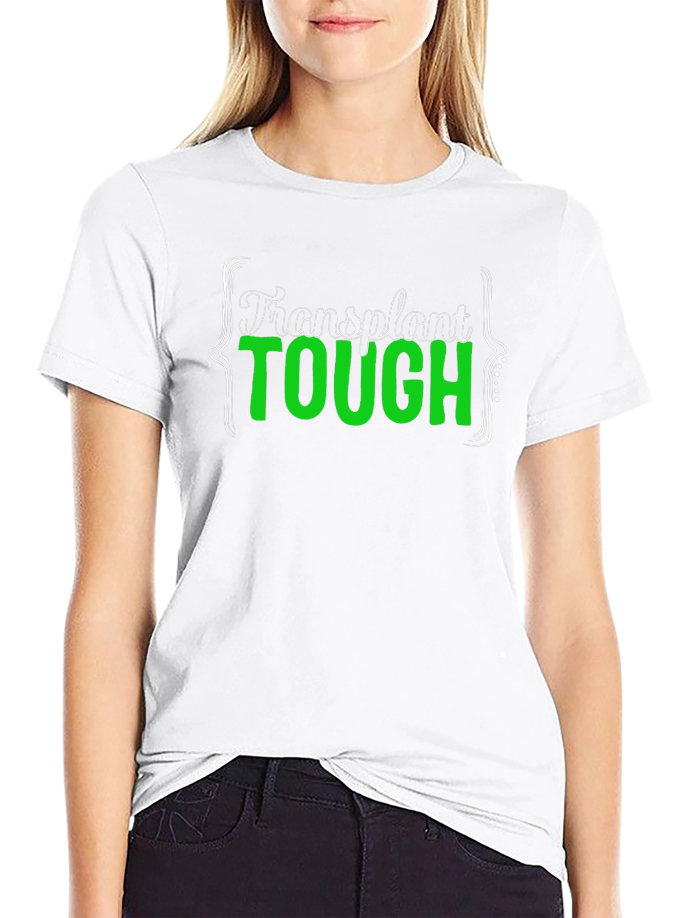 Transplant Tough Black T-Shirt