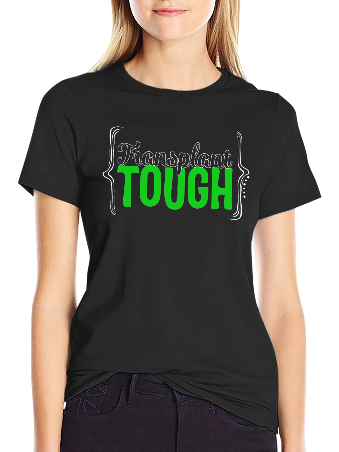 Transplant Tough Black T-Shirt