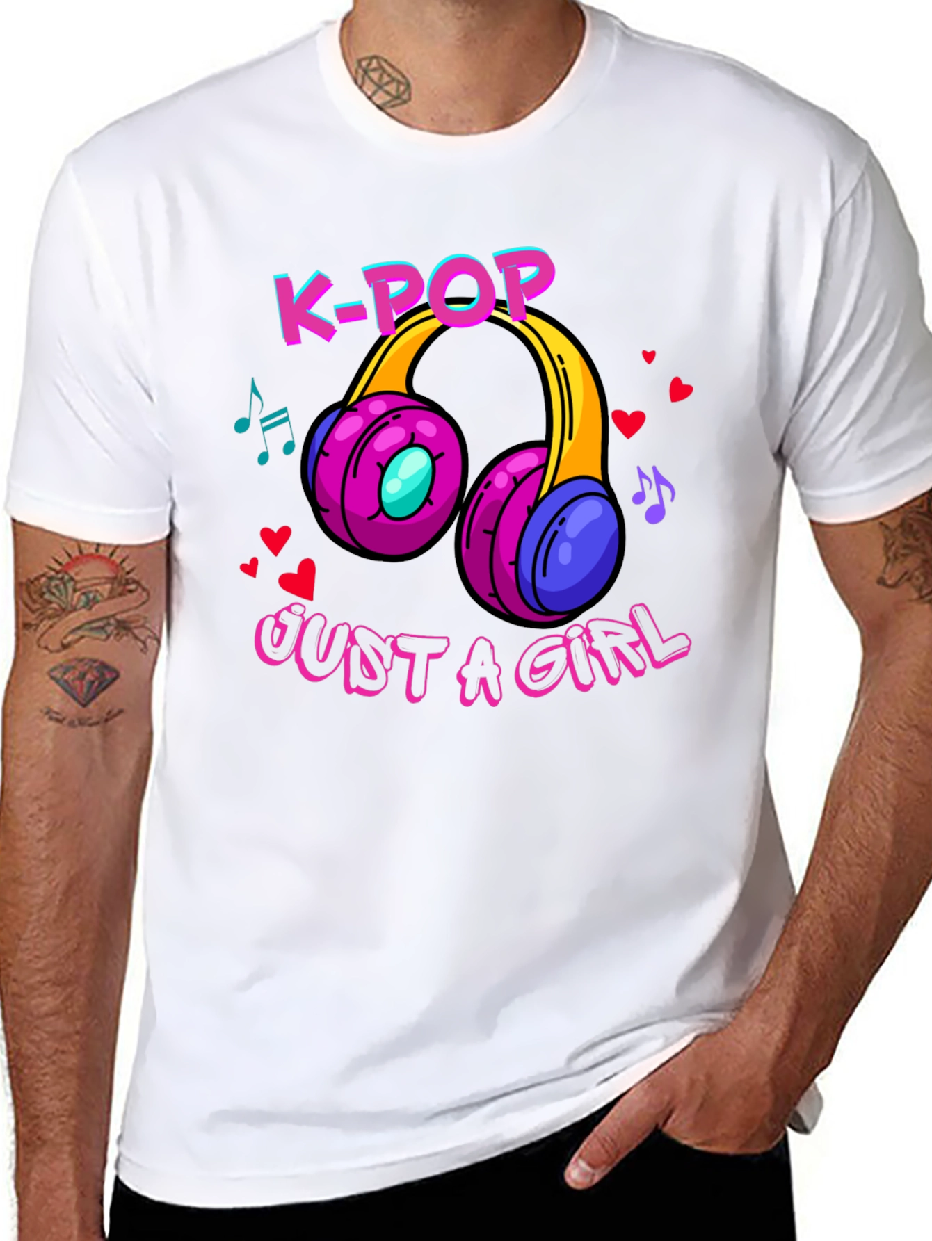 K-Pop Just A Girl Music Lover T-Shirt
