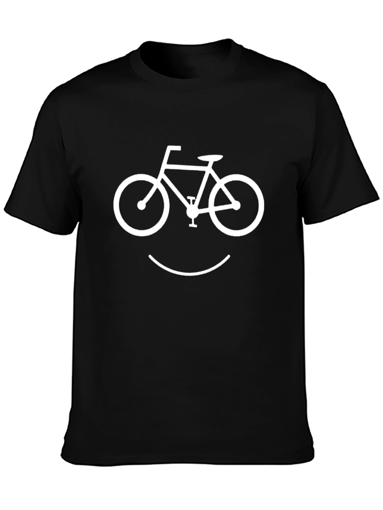Bike Smile Graphic Tee - Black