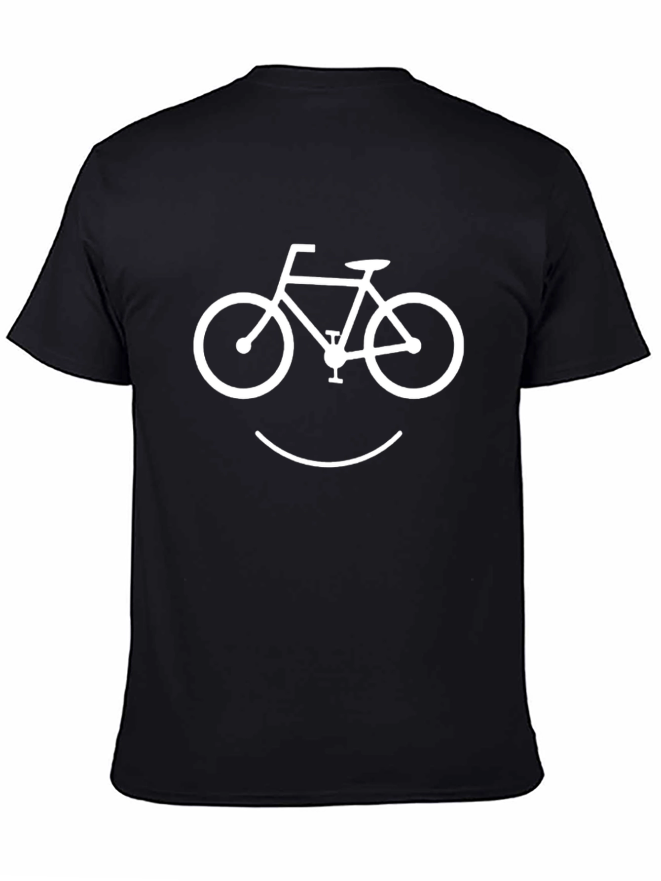 Bike Smile Graphic Tee - Black